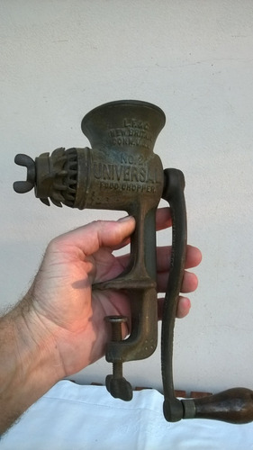 Muy Buen Antigua Picadora Moledora Universal Nro 2 Chopper (Usado)