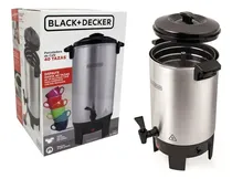 Comprar Cafetera Percoladora Pro 40 Tazas Aluminio Black+decker