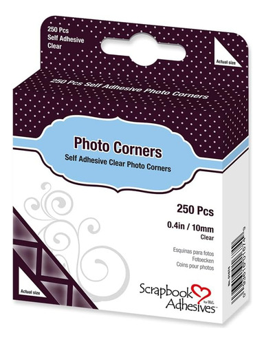 Adhesivos Álbumes De Recortes De 3l Photo Corners Clea...