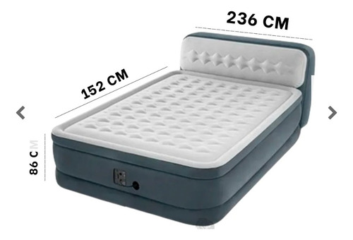 Cama Colchon Inflable Intex De 2 Plazas Electrico