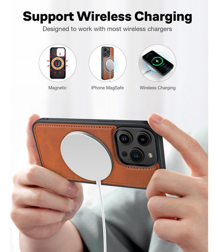 Ocase Para El iPhone 15 Pro Max Case Fase De Billetera Desmo