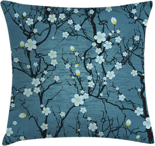 Ambesonne Funda De Cojín Floral, Ramas De Árbol De Sakura, F