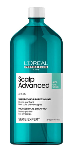 Shampoo Loreal Scalp Advanced Oiliness-anti Oleosidade 1,5l