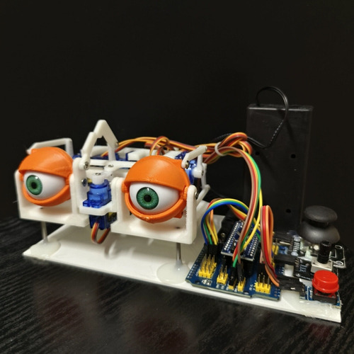 Kit Arduino Diy Animatronic Eyes Con Servo Sg90 Y Joystick