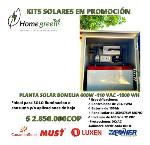 Kit Solar Bromelia