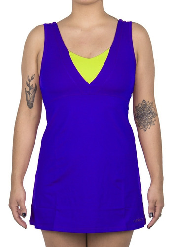 Vestido Mujer Admit One Aries Escote V Deportivo 