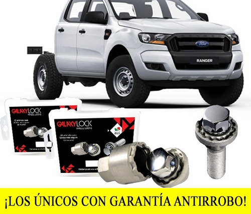 Kit Birlos Seguridad Y Llanta Refacción Ranger Xlt Gasolina