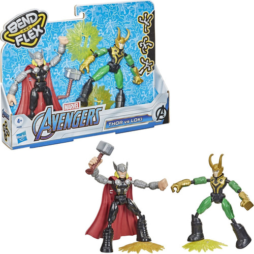 Bend And Flex - Thor Vs Loki - Marvel Avengers - Hasbro