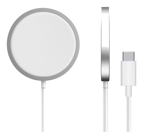 Imagen 3 de 6 de Cargador Inalámbrico iPhone 14 13 12 + Cargador Usb C Pd