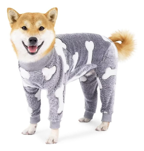 A @gift Felpa Dog Winter, Pijama Franela Para Perros, Cuello