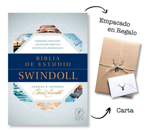  Biblia De Estudio Swindoll Ntv Tapa Dura Azul