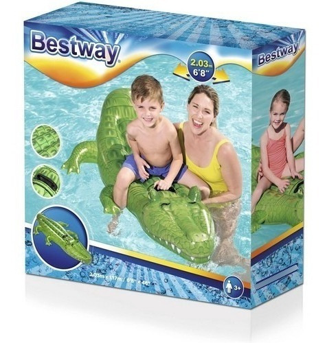 Cocodrilo Montable 41011 Bestway Color Verde