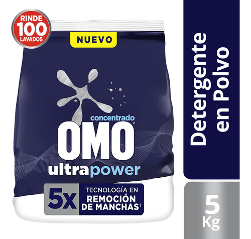 Omo detergente polvo matic multiacción 5kg