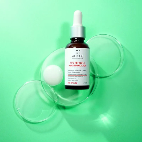 Adcos Fito Retinol + Niacinamida 10% - Sérum 30ml Todo Tipo De Pele Dia/noite