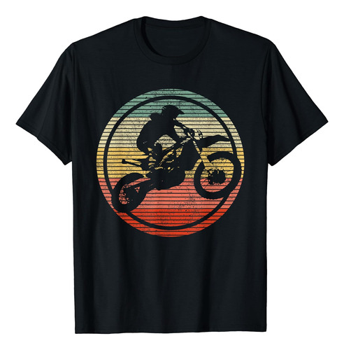 Polera Vintage De Motocross Dirt Bike Enduro Biker Camiset