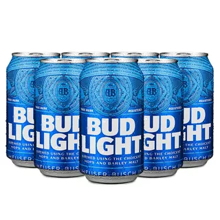 Cerveza Bud Light American Light lata 355 mL 24 unidades