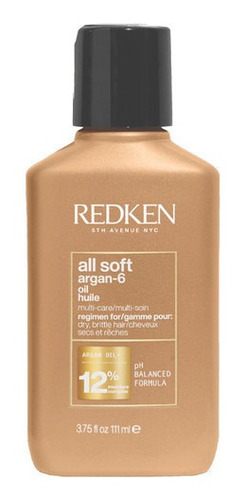 Aceite All Soft Argan-6 Oil Redken 90 Ml