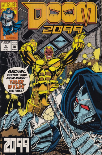 Cómic Doom 2099 Volumen 1 N° 4 Abril 1993 Inglés Muy Bueno