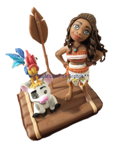 Adorno Para Torta Moana Disney