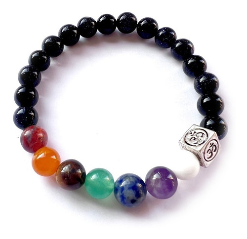 Pulsera De Protección Polvo De Estrellas 7 Chakras / Suerte
