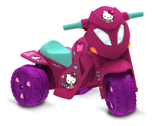 Moto Eletrica Banmoto Hello Kitty 6v - Bandeirante - 3348 Cor Rosa Voltagem do carregador 127 220v