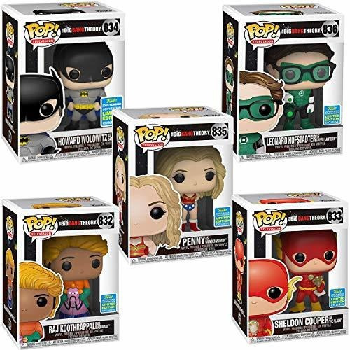 The Big Bang Theory Pop Tv Superhero Sdcc 2019 Edición Limit