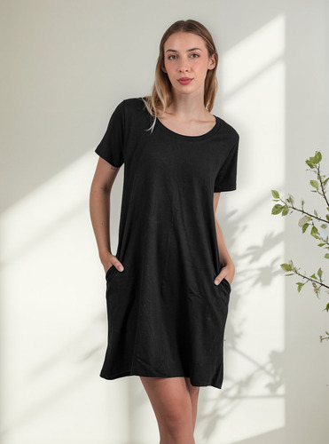 Vestido De Mujer Para Verano Corto De Algodon Plus Size