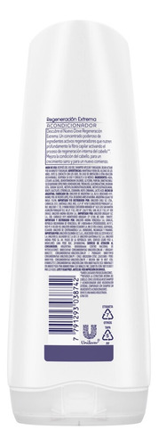 Acondicionador Dove Regeneración Extrema 200ml Pack X4uni