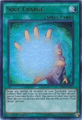 Carga De Alma Ultra Raro Yugioh