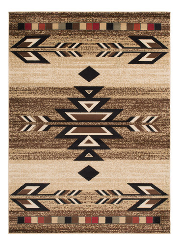 Rustic Lodge Alfombra Southwestern De 8 X 10 Pulgadas 7 Pies