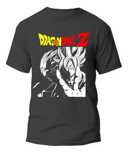 Remera Dragon Ball Z Negra La Mejor Calidad Todos Los Talles