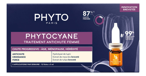 Phytocyane Mujer - Ampolletas Caída Progresiva (anticaída)