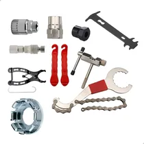 Comprar Kit 11 Ferramentas Reparo Extratores Profissional Chave Saca Pino Abre Fecha Corrente Pedivela Hollowtech Ponta Quadrada Movimento Central Selado K7 Catraca Raio Roda Para Bicicleta Pedal Pulse