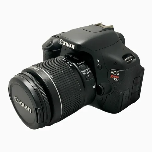 Câmera Cânon T3i C Lente 1855 Mm 35 Mil Cliques Seminova