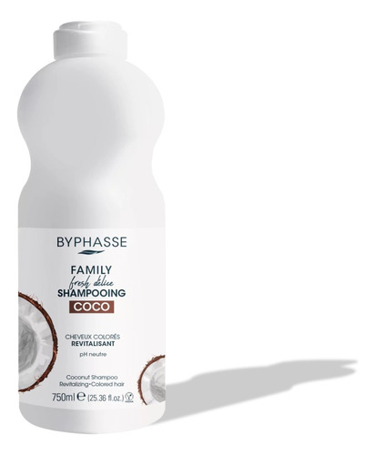 Shampoo Cabello Teñido Family Fresh Coco 750ml Byphasse