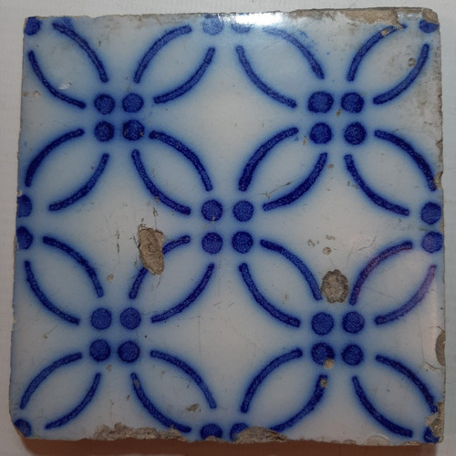 Imagen 4 de 10 de Antiguo Azulejo Pas De Calais 7674