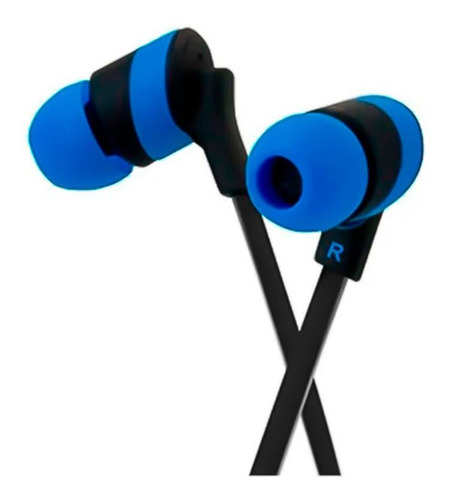 Imagen 3 de 3 de Auriculares Klip Xtreme Kolorbudz Azul Khs-625bl In Ear