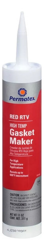 Silicona Permatex Roja Juntas Alta Temperatura Tyt