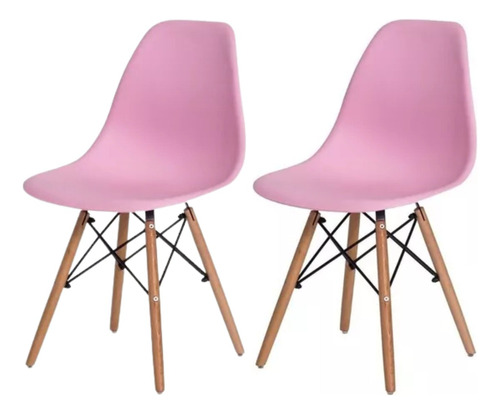 Kit Duas Cadeiras Eames Para Escritório Durável Envio Rápido