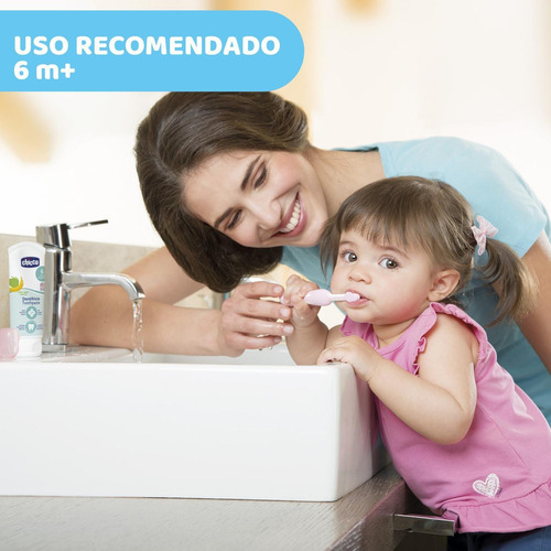 Imagen 5 de 5 de Chicco Cepillo De Dientes Oral Care, Color Verde