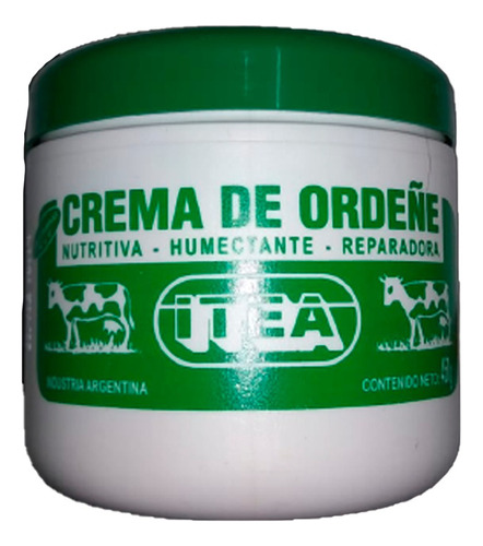 Crema De Ordeñe Nutritiva Reparadora Con Aloe Vera 150g Itea