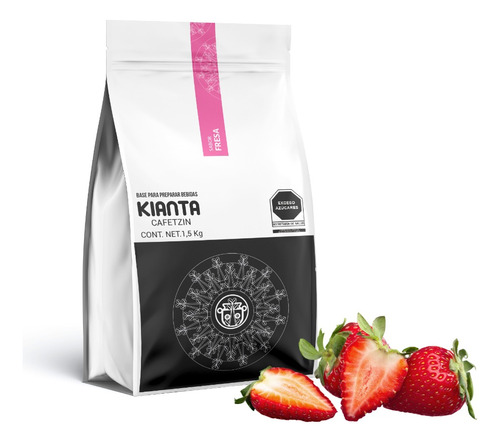 Base Kianta Fresa Frappe/smoothie/sodas/esquimo 1.5kg