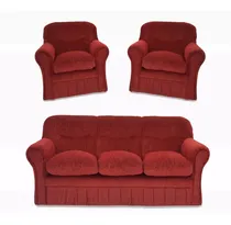 Comprar Juego De Living Bruselas Sofá 2 Sillones Entregas Rápidas 6c
