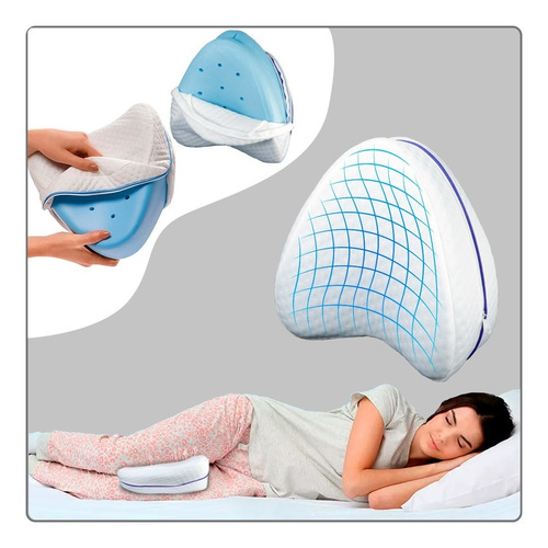 Almohada Para Piernas Ergonomica Ortopedica De Memory Foam