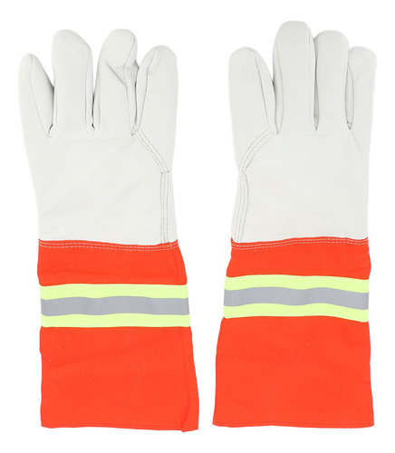 Guantes De Extinción De Incendios, 1 Par, Cómoda Tira Reflec