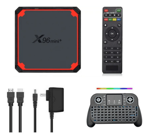 Tv Box Amlogic S905w4 Emuelec 4.7 64gb+ Teclado V8 Español