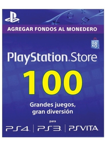 Psn Gift Card Playstation Store Usa Código Ps4 Ps3 100 Usd