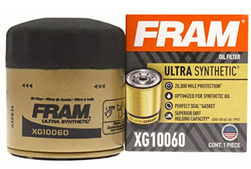 Fram Xg10060 Ultra Spin-on Oil Filter With Sure Grip