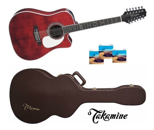 Takamine Jj325src-12 12 Cuerdas John Jorgenson+3 Pk Cuerdas