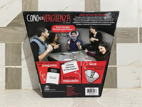 Juego De Mesa Cono De La Vergüenza